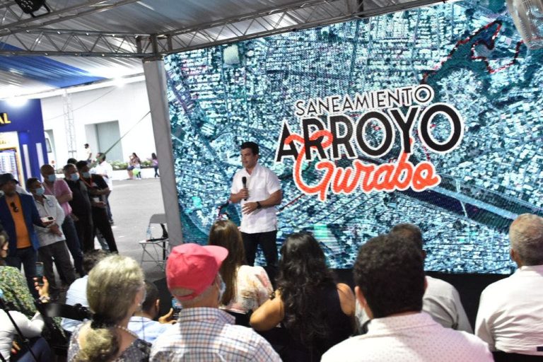 Director de INAPA, Wellington Arnaud, presenta en Expo Cibao 2021 plan de saneamiento del Arroyo Gurabo de Santiago