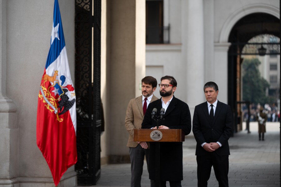 Pdte Gabriel Boric Chile. (Crédito Prensa Presidencia de la República de Chile).
