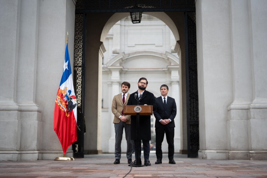 Pdte Gabriel Boric Chile. Credito Prensa Presidencia de la República de Chile.