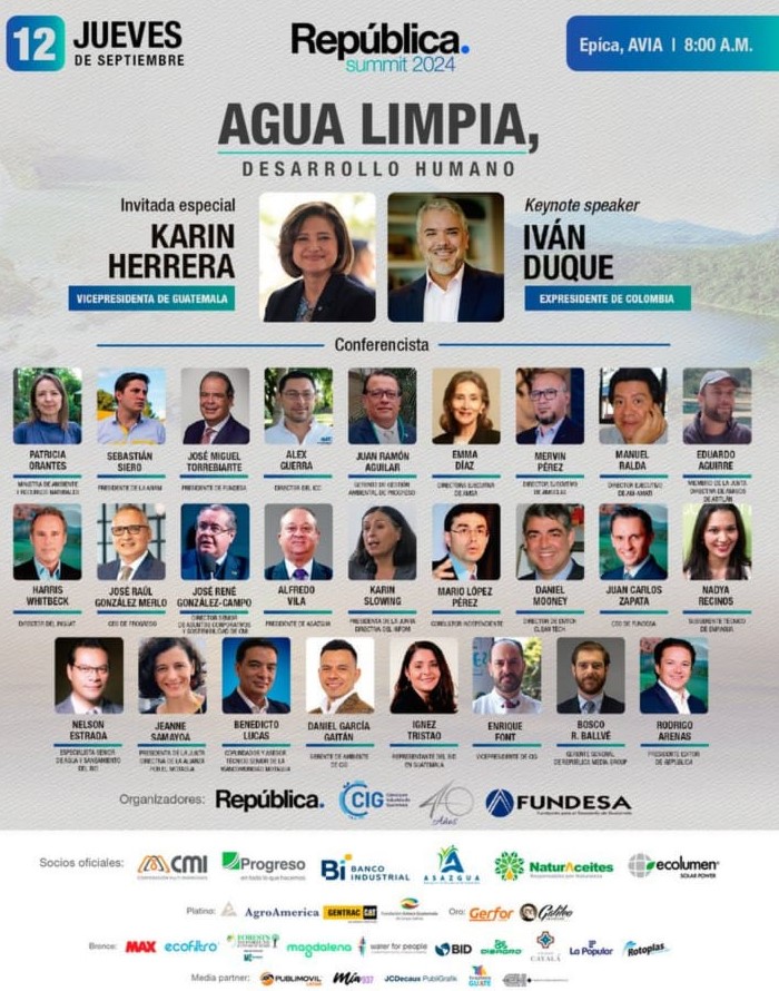 Panelistas deseminario: Agua Limpia, Desarrollo Humano".