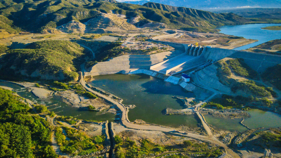 Presa de Monte Grande en Barahona