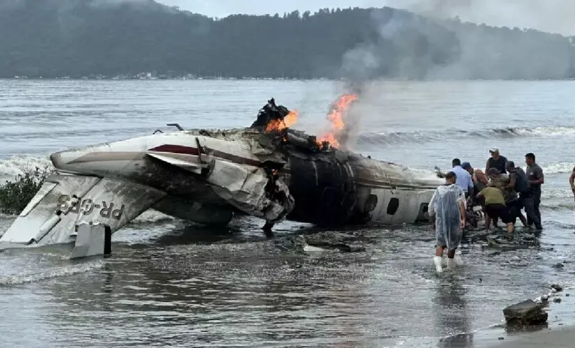 Cessna CitationJet intentó aterrizar en el Aeropuerto de Ubatuba