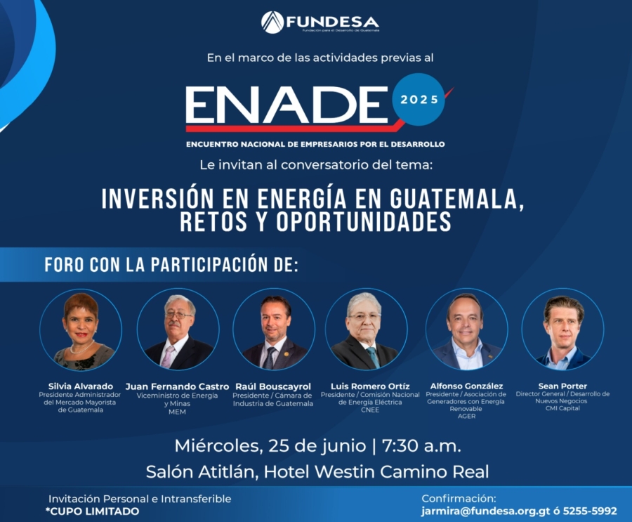  Inversión en Energía en Guatemala, Retos y Oportunidades.