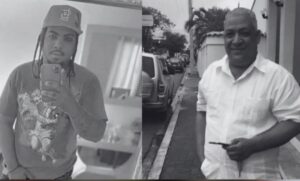 Nicolás Domínguez y su hijo Yariel Domínguez, quienes perdieron la vida tras un derrumbe en una mina de caliche en Sosúa, Puerto Plata.