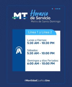 Horario de servicio del Metro